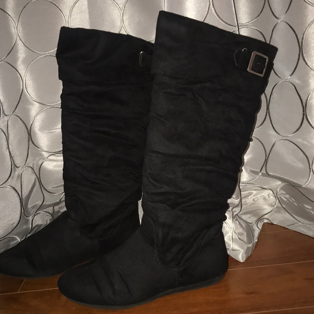 Rampage below the knee black boots